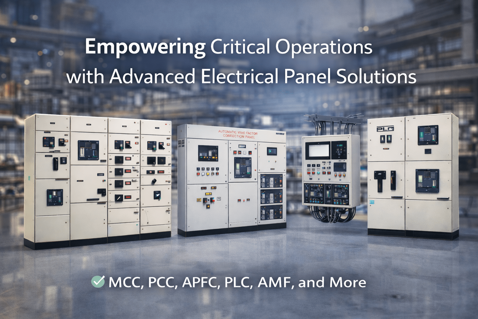 LT Electrical Panels for Industrial Power Distribution